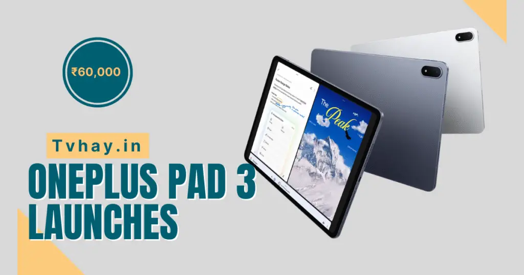 OnePlus Pad 3 Launches with Groundbreaking Feature No One Expected!
